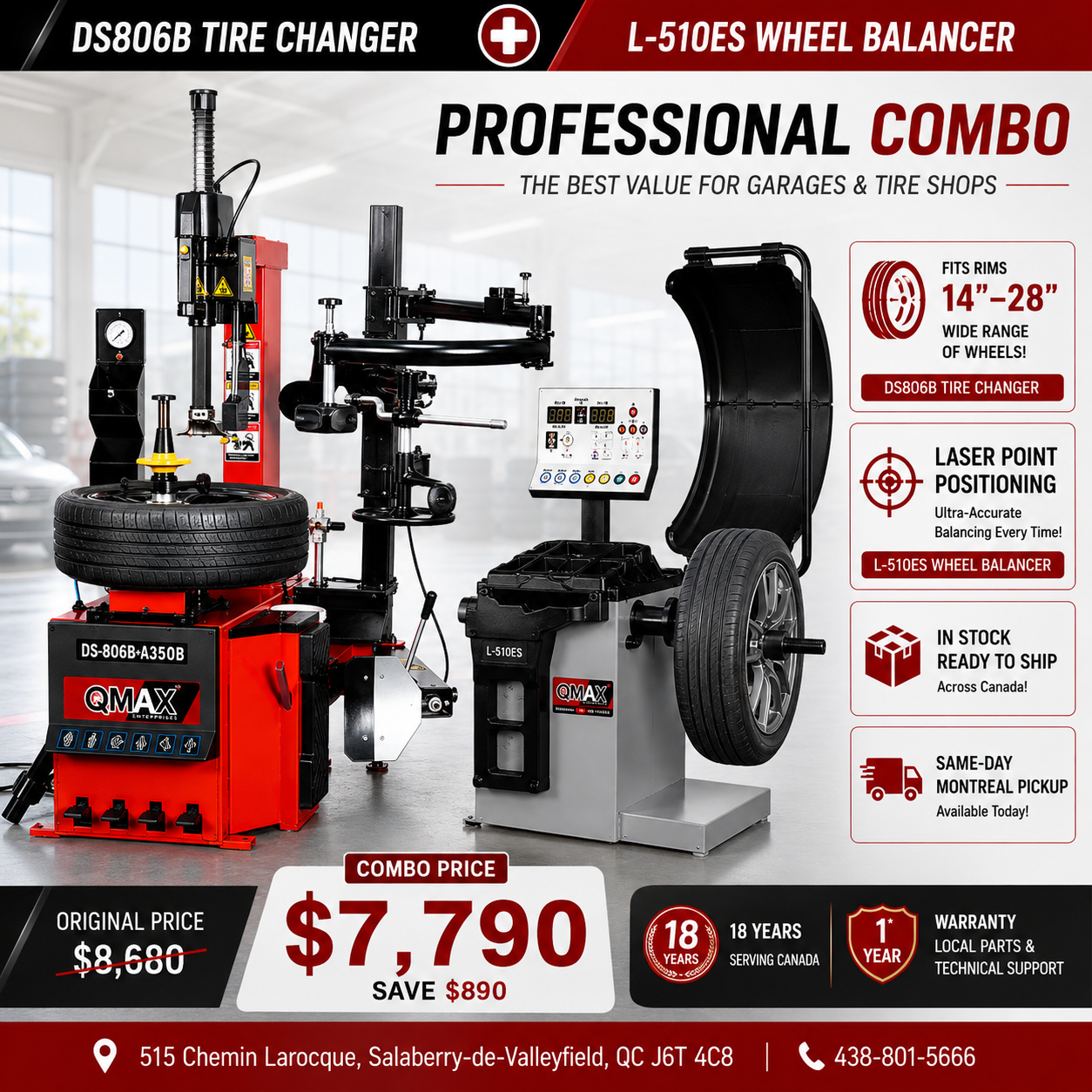 Professional Combo – DS806B&A350B + L-510ES   Combo / Professionnel – DS806B&A350B + L-510ES