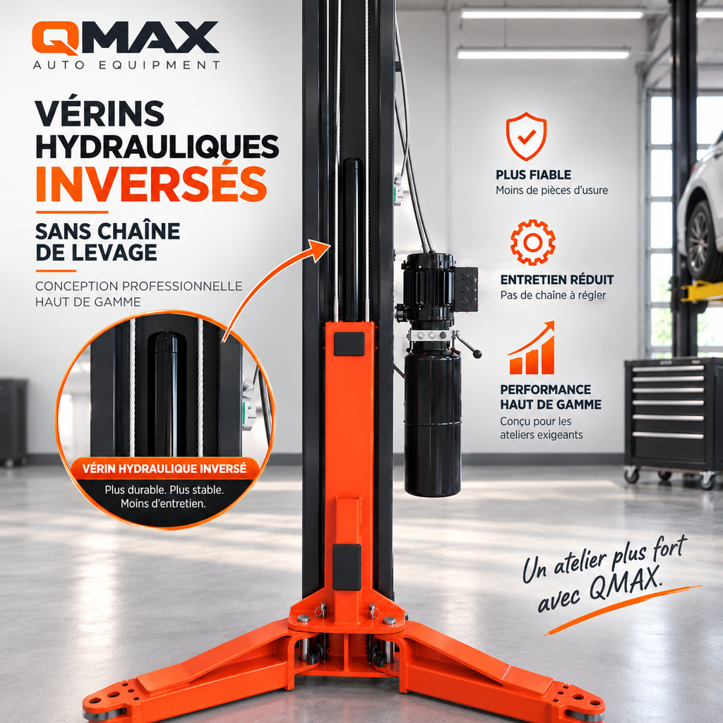 QMAX 10,000 LB Overhead 2-Post Lift | Pont élévateur automobile 2 colonnes 10 000 lb