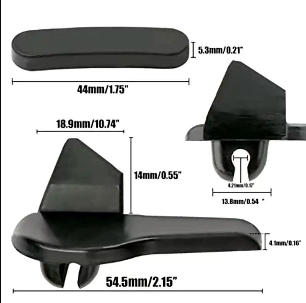 Tire Changer Duck Head Plastic Protector – Nylon Insert Pads (6 PCS) Jeu de 6 inserts en nylon pour protection de tête de démonte-pneu