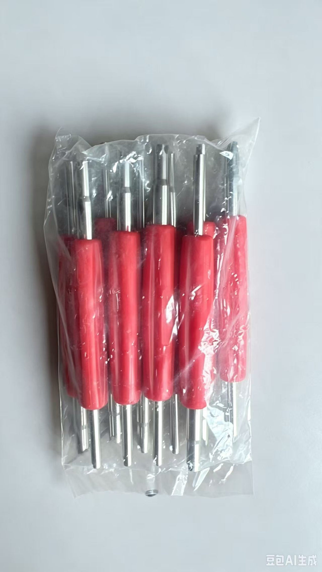 Double-Ended Tire Valve Core Remover & Installer Tool / Démonte-obus de valve double 2 mm et 3 mm