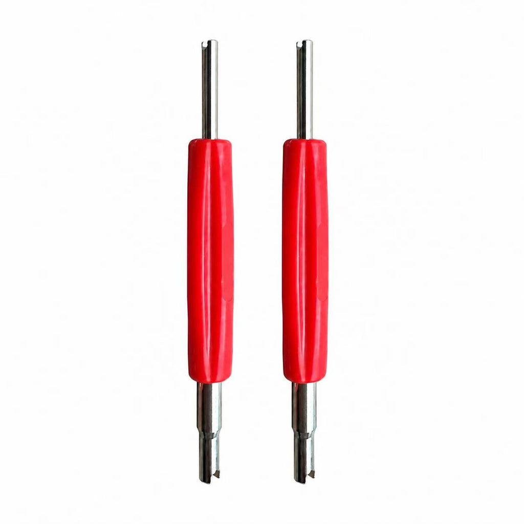 Double-Ended Tire Valve Core Remover & Installer Tool / Démonte-obus de valve double 2 mm et 3 mm